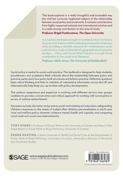 Produktbild: Policy and Social Work Practice
