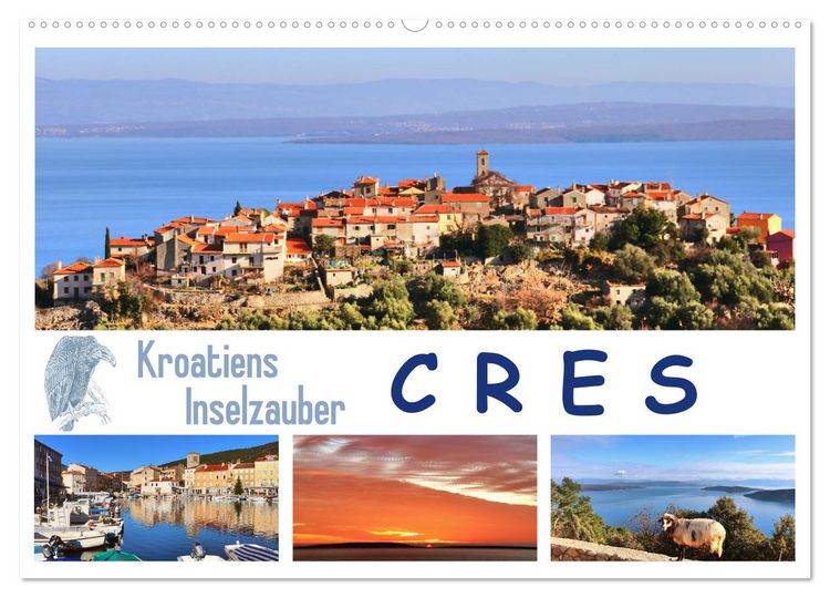 Produktbild: Kroatiens Inselzauber, Cres (Wandkalender 2026 DIN A2 quer), CALVENDO Monatskalender