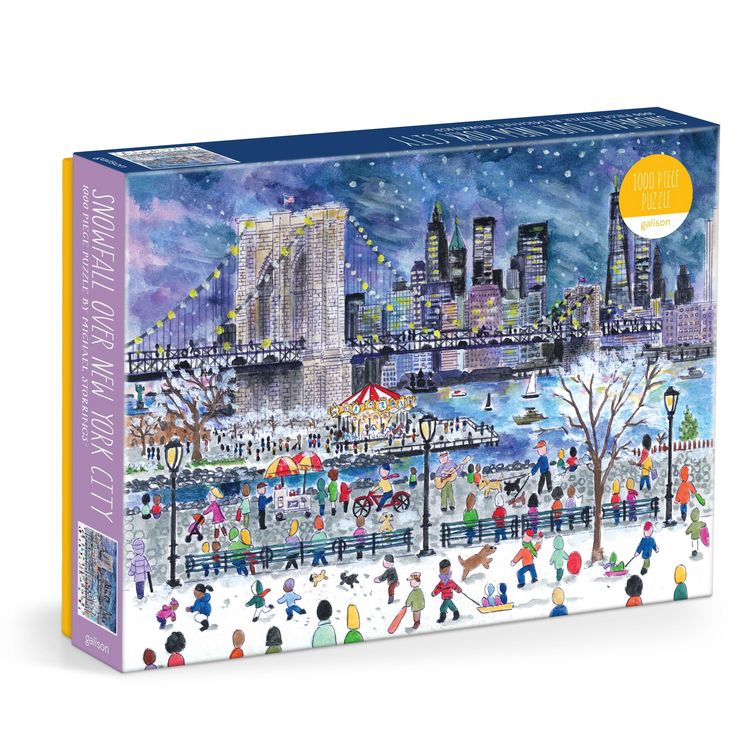 Produktbild: Michael Storrings Snowfall Over New York City 1000 Piece Puzzle