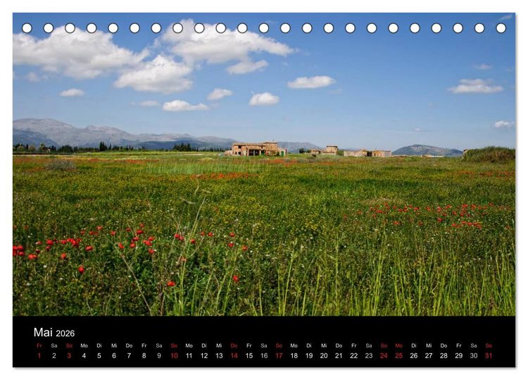 Produktbild: Mallorca wo es am sch&ouml;nsten ist (Tischkalender 2026 DIN A5 quer), CALVENDO Monatskalender