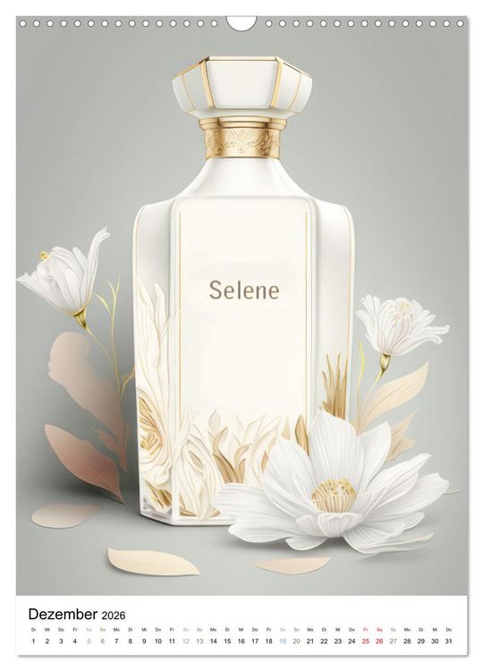 Produktbild: Parfum Eleganz im Glas (Wandkalender 2026 DIN A3 hoch), CALVENDO Monatskalender