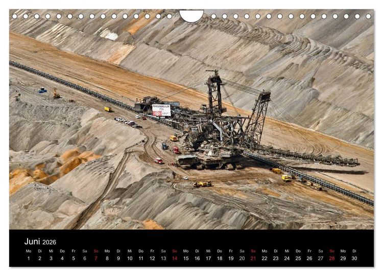 Produktbild: Der Tagebau (Wandkalender 2026 DIN A4 quer), CALVENDO Monatskalender