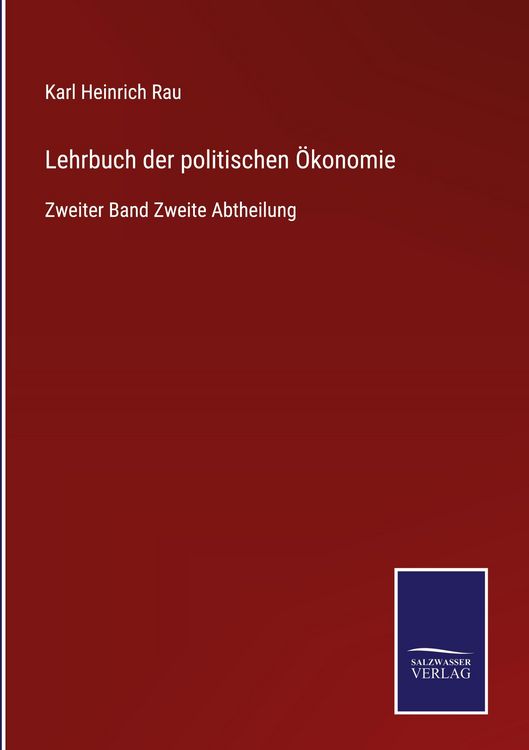 Produktbild: Lehrbuch der politischen &Ouml;konomie