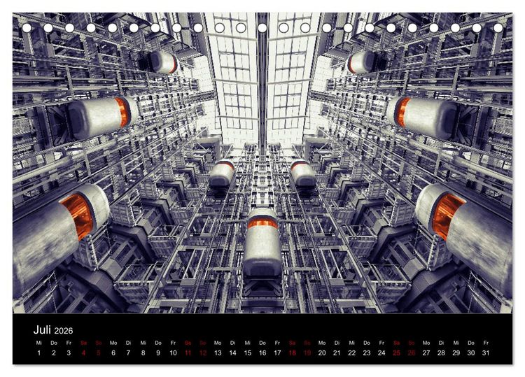 Produktbild: Welt der Aufz&uuml;ge (Tischkalender 2026 DIN A5 quer), CALVENDO Monatskalender