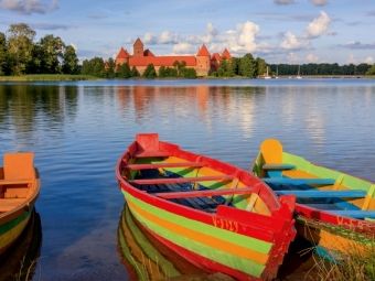 Produktbild: CALVENDO Puzzle Litauen - Wasserburg Trakai | 1000 Teile Lege-Gr&ouml;&szlig;e 64 &times; 48 cm Foto-Puzzle f&uuml;r gl&uuml;ckliche Stunden