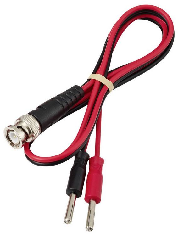 Produktbild: VOLTCRAFT BNC-Messleitung 0.80m Schwarz, Rot