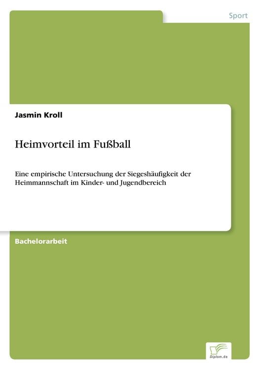 Produktbild: Heimvorteil im Fu&szlig;ball