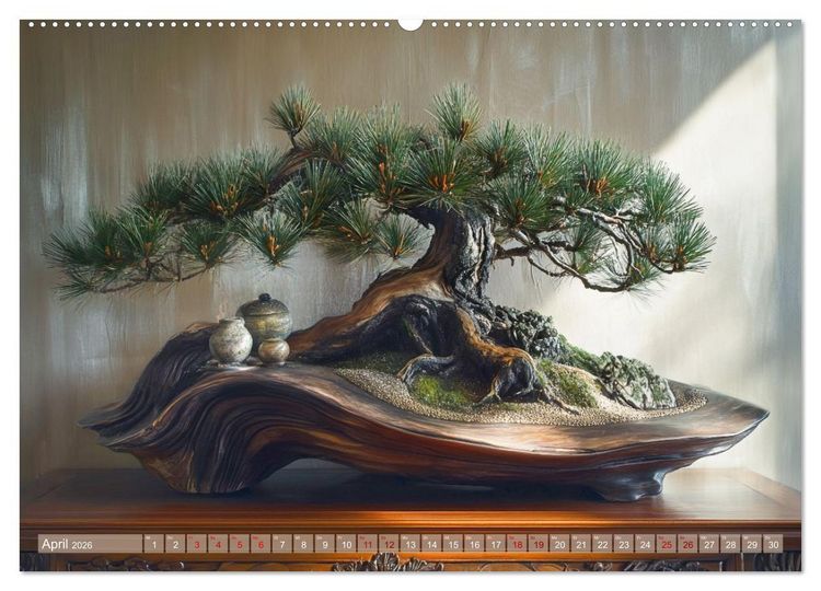 Bonsai, die formvollendete Kunst (hochwertiger Premium Wandkalender 2026  DIN A2 quer), Kunstdruck in Hochglanz" kaufen