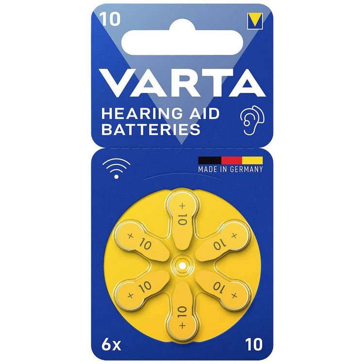 Produktbild: Varta Batterien Hearing Aid 10 6er