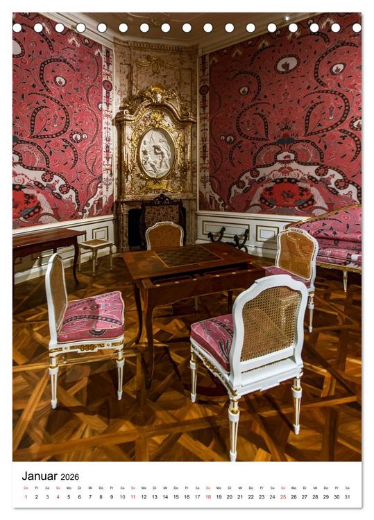Produktbild: Schloss Hof &ndash; Die Perle unter den Marchfeldschl&ouml;ssern (Tischkalender 2026 DIN A5 hoch), CALVENDO Monatskalender