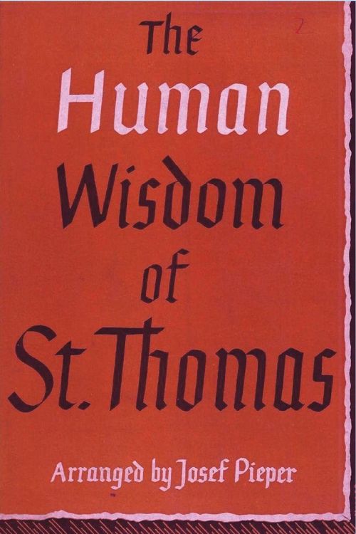 Produktbild: The Human Wisdom of St. Thomas