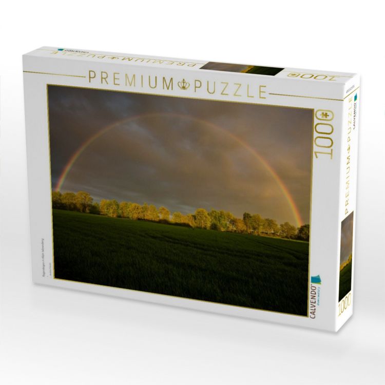 Produktbild: CALVENDO Puzzle Regenbogen in Klein Wesenberg | 1000 Teile Lege-Gr&ouml;&szlig;e 64x48cm Foto-Puzzle f&uuml;r gl&uuml;ckliche Stunden