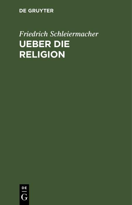 Produktbild: Ueber die Religion