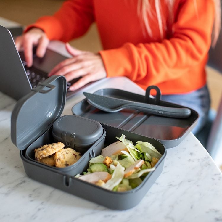 Produktbild: Koziol Lunchbox-Set + Besteck PASCAL Lunchbox-Set + Besteck PASCAL