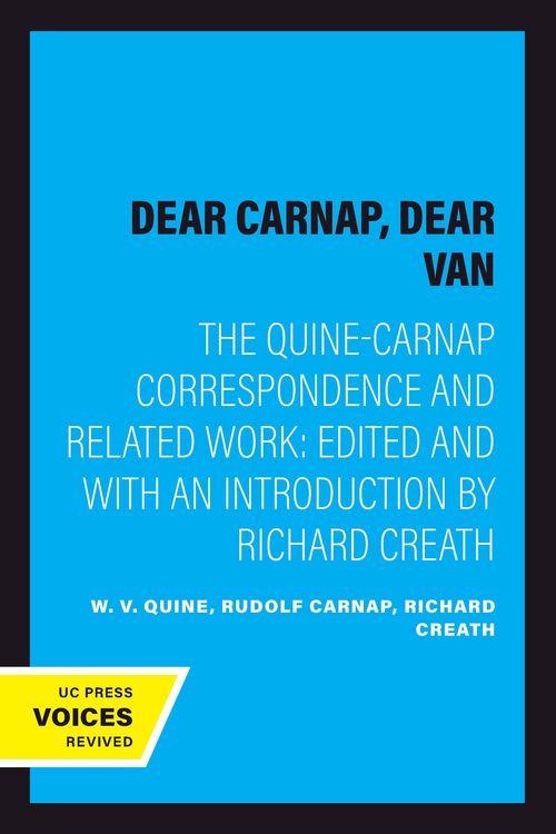 Produktbild: Dear Carnap, Dear Van