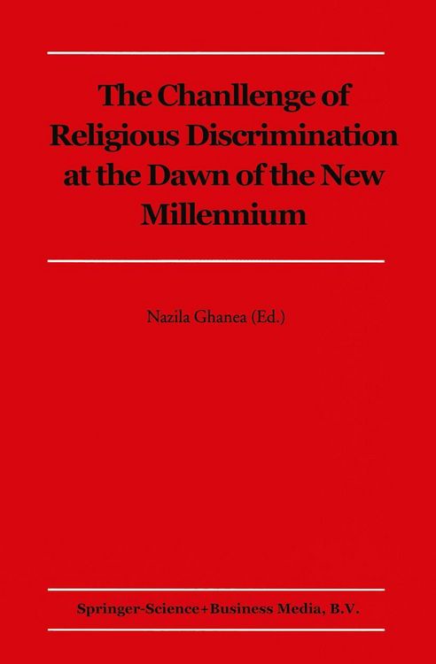 Produktbild: The Challenge of Religious Discrimination at the Dawn of the New Millennium