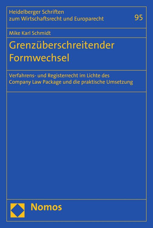 Produktbild: Grenz&uuml;berschreitender Formwechsel