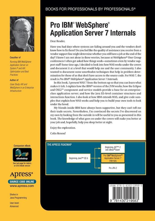 Produktbild: Pro (IBM) WebSphere Application Server 7 Internals