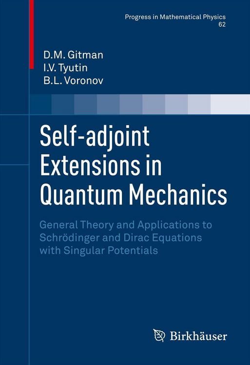 Produktbild: Self-adjoint Extensions in Quantum Mechanics