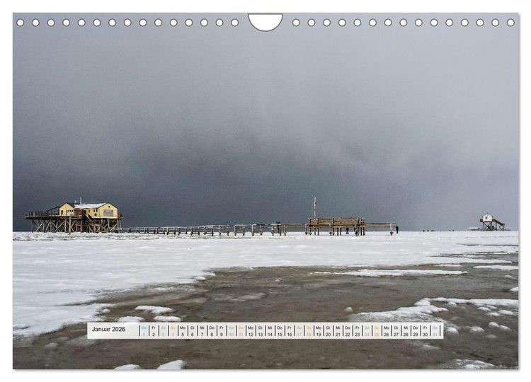 Produktbild: St. Peter-Ording (Wandkalender 2026 DIN A4 quer), CALVENDO Monatskalender