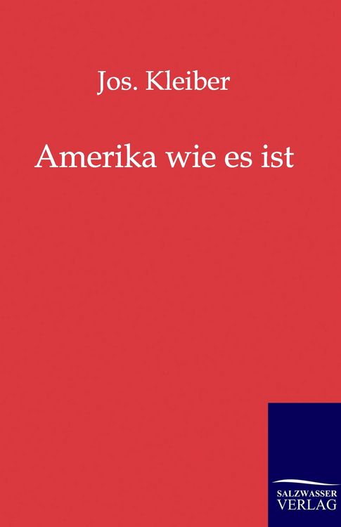 Produktbild: Amerika wie es ist
