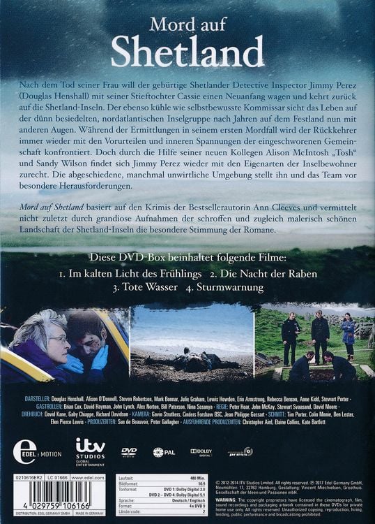 Produktbild: Mord auf Shetland - Staffel 1 [4 DVDs]
