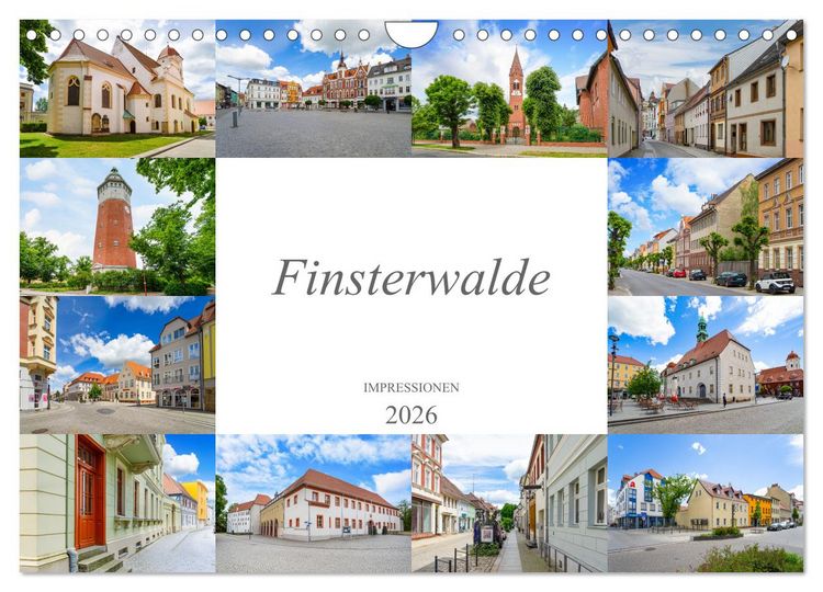 Produktbild: Finsterwalde Impressionen (Wandkalender 2026 DIN A4 quer), CALVENDO Monatskalender