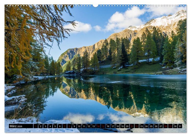 Produktbild: Alpen - Schweiz und Vorarlberg (Wandkalender 2026 DIN A2 quer), CALVENDO Monatskalender
