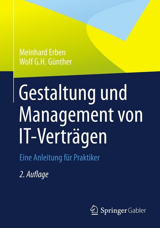 Produktbild: Gestaltung und Management von IT-Vertr&auml;gen
