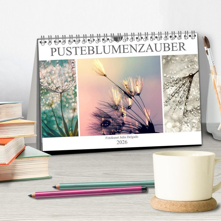 Produktbild: PusteblumenZauber (Tischkalender 2026 DIN A5 quer), CALVENDO Monatskalender
