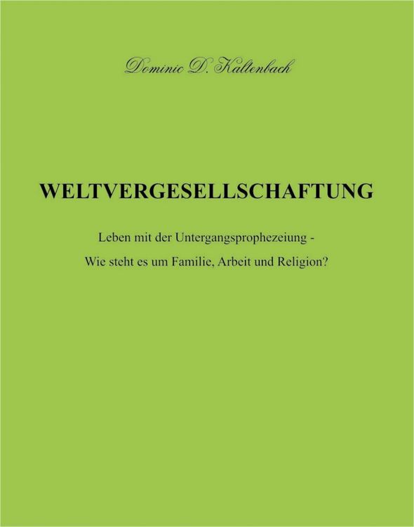 Produktbild: Weltvergesellschaftung