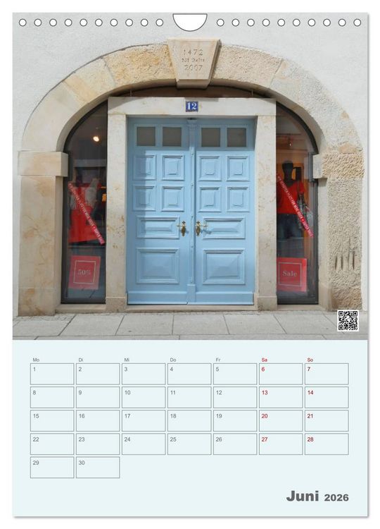Produktbild: T&uuml;ren und Portale in Pirna (Wandkalender 2026 DIN A4 hoch), CALVENDO Monatskalender