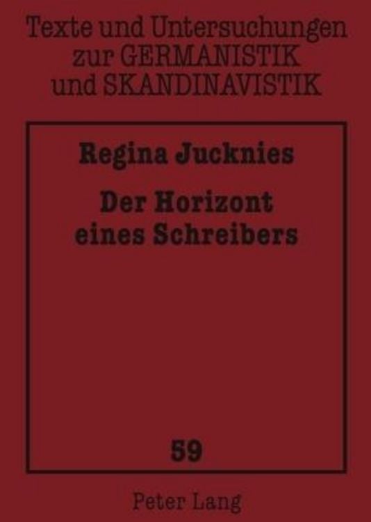 Produktbild: Der Horizont eines Schreibers