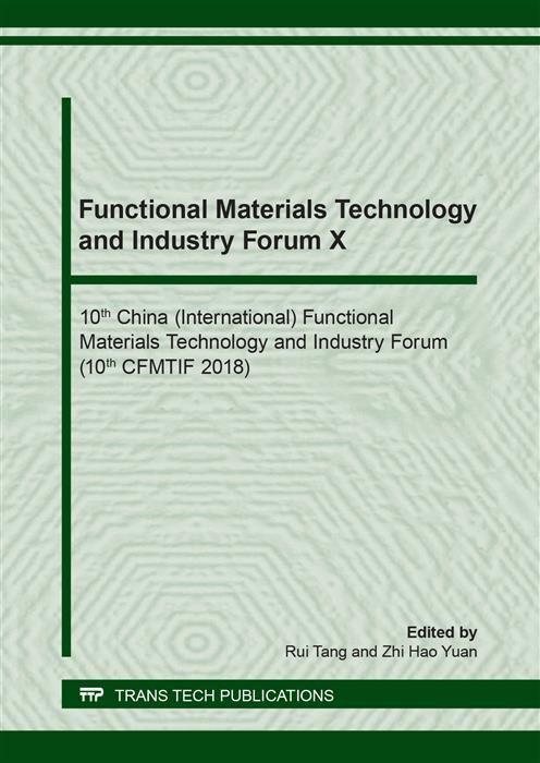 Produktbild: Functional Materials Technology and Industry Forum X