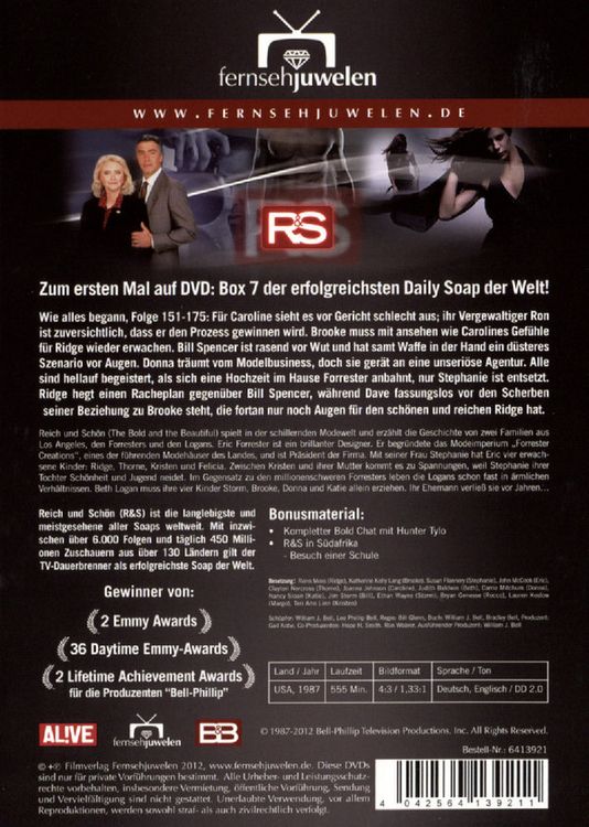 Produktbild: Reich und sch&ouml;n - Wie alles begann/Box 7 - Folgen 151-175 [5 DVDs]