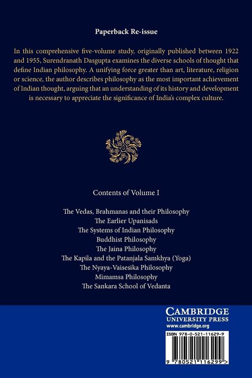 Produktbild: A History of Indian Philosophy