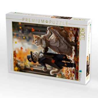 Produktbild: CALVENDO Puzzle Ein Reigen aus Laub und Leichtigkeit | 1000 Teile Lege-Gr&ouml;&szlig;e 64x48cm Foto-Puzzle f&uuml;r gl&uuml;ckliche Stunden