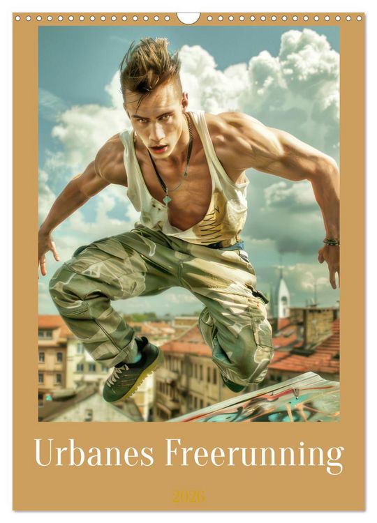 Produktbild: Urbanes Freerunning (Wandkalender 2026 DIN A3 hoch), CALVENDO Monatskalender