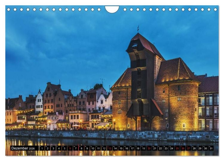 Produktbild: Ein Wochenende in Danzig (Wandkalender 2026 DIN A4 quer), CALVENDO Monatskalender