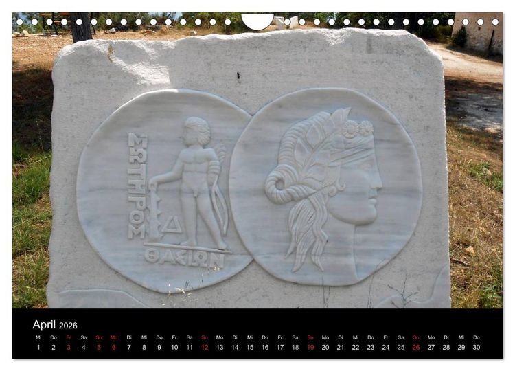 Produktbild: Griechenland - Insel Thassos (Wandkalender 2026 DIN A4 quer), CALVENDO Monatskalender