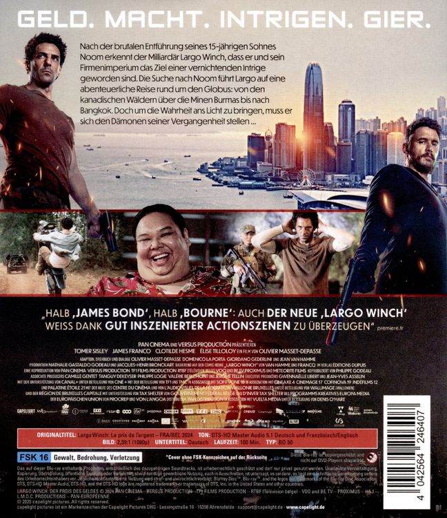 Produktbild: Largo Winch: Der Preis des Geldes (Blu-ray)