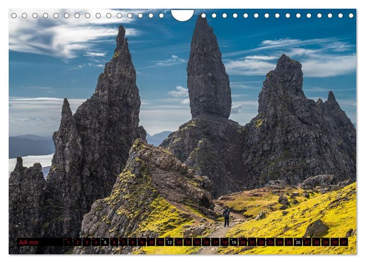 Produktbild: Raue Sch&ouml;nheit - Isle of Skye (Wandkalender 2026 DIN A4 quer), CALVENDO Monatskalender