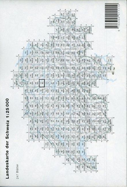 Produktbild: Swisstopo 1 : 25 000 Albis