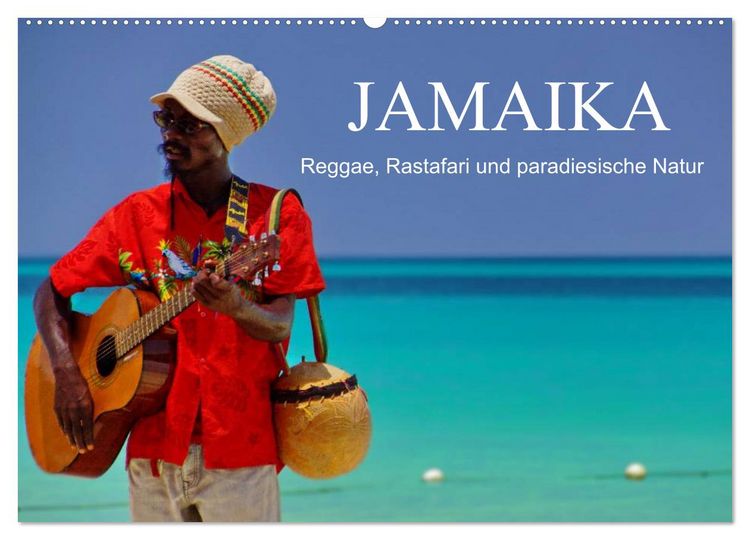 Produktbild: JAMAIKA Reggae, Rastafari und paradiesische Natur. (Wandkalender 2026 DIN A2 quer), CALVENDO Monatskalender