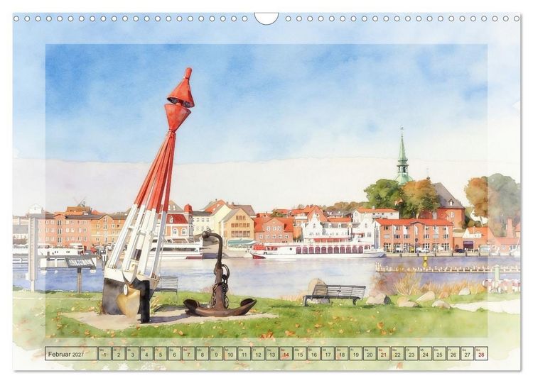 Produktbild: Charmantes Schleswig-Holstein (Wandkalender 2027 DIN A3 quer), CALVENDO Monatskalender