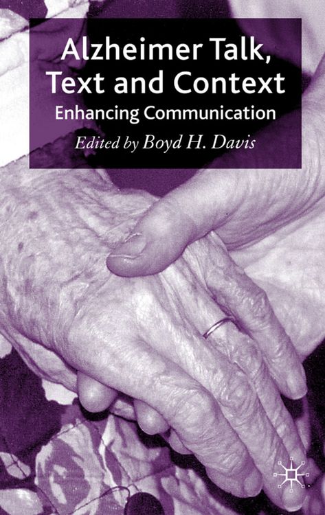 Produktbild: Alzheimer Talk, Text and Context