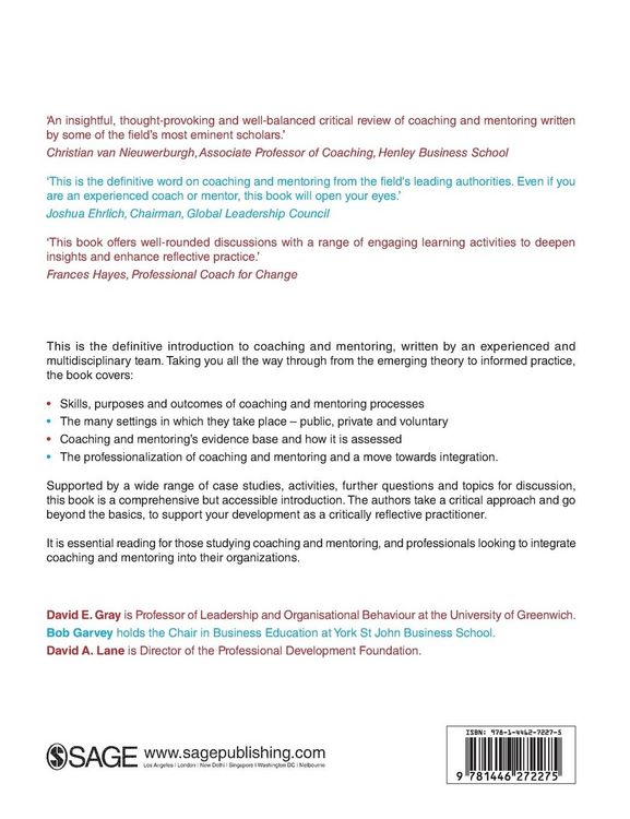 Produktbild: A Critical Introduction to Coaching and Mentoring