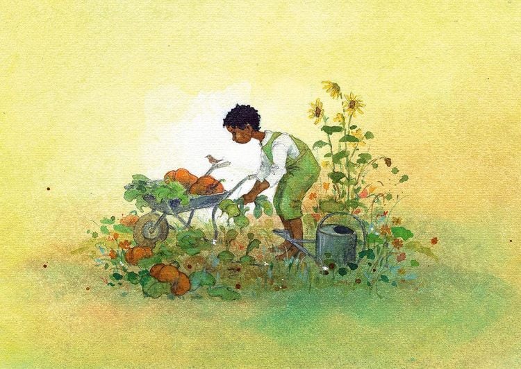 Produktbild: Postkartenbuch &raquo;Gartenkinder&laquo;