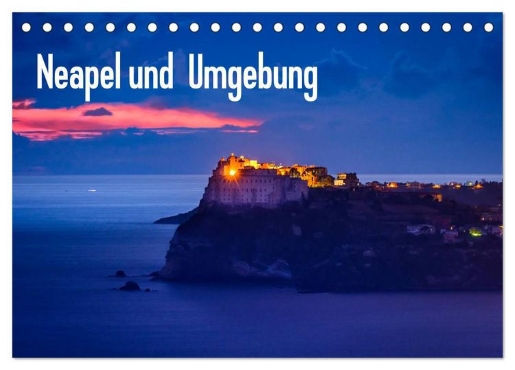 Produktbild: Neapel und Umgebung (Tischkalender 2026 DIN A5 quer), CALVENDO Monatskalender