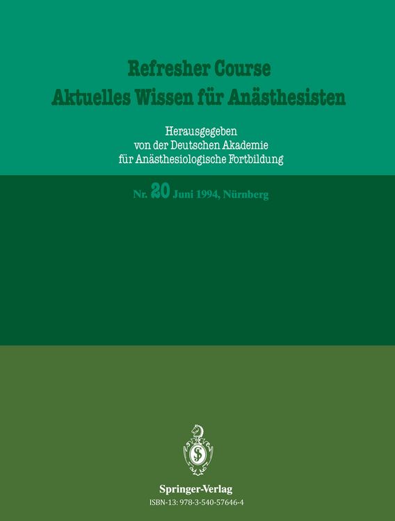 Produktbild: Aktuelles Wissen f&uuml;r An&auml;sthesisten